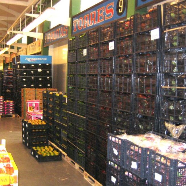 Venda de fruites i verdures a l'engròs